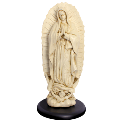 SMALL WHITE OUR LADY OF GUADALUPE